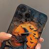 Чехол для телефона на Хэллоуин Ведьминский для IPhone 16/15 Pro Max Противоударный чехол для телефона с жестким ПК и мягким ТПУ Защита от царапин 360 градусов Аксессуар для телефона