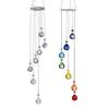 "Tree of Life Seven-Color AB Lighting Balls, Suncatcher Crystal Wind Chimes for Garden Decoration"