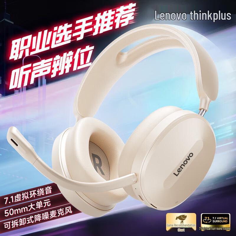 Lenovo Беспроводная игровая и музыкальная гарнитура G91 с ANC
