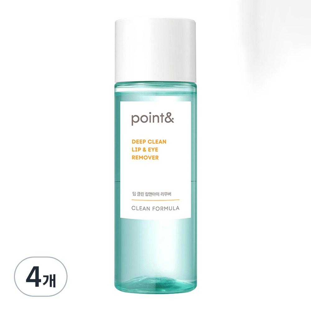 Средство для снятия макияжа с губ и глаз Point & Deep Clean, 150 мл, 4 шт.