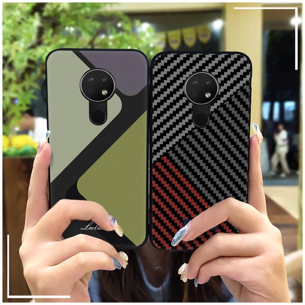 Full Wrap Protective Phone Case For Nokia 6.2/7.2 Fashion Design Cartoon Cute Anti-knock Dirt-resistant Anti-dust TPU
