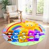Care Bears Round Carpet Design for Living Rooms Game Room Decorate room Study room Anti-slip Round Rug Office home decor Perfect Gift for Women Men