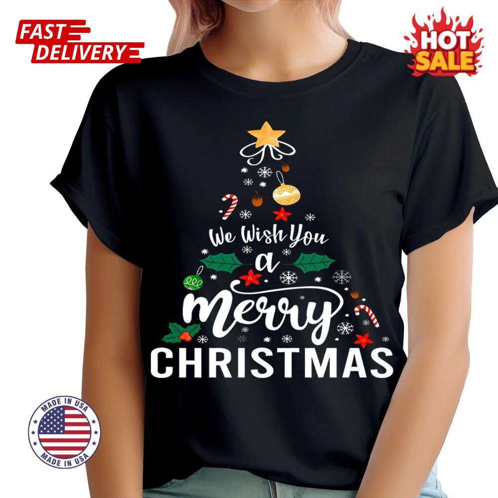SALE Christmas Tree Graphic Inspired T-shirt Unisex Holiday Party Festive Design