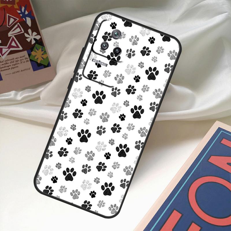 Cat Dog Paws Funda For POCO M6 Pro X3 X4 X5 X6 M5s F3 F5 Xiaomi 13T Pro 12T 11T 12 13 Lite 14 Ultra Case