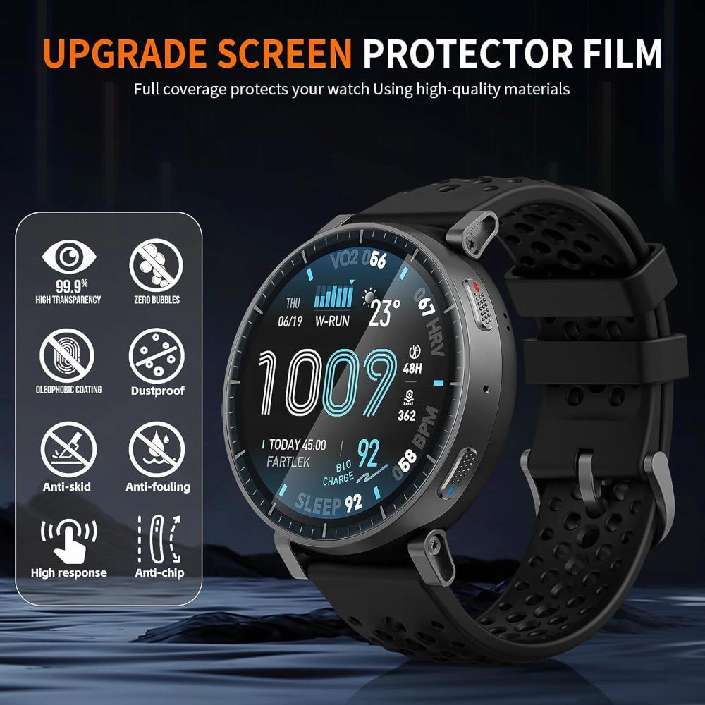 1-5 шт. Гибкая композитная пленка PMMA для Amazfit Active Max 3D Изогнутый Защитный экран Ультра-HD Полное покрытие Защитные пленки