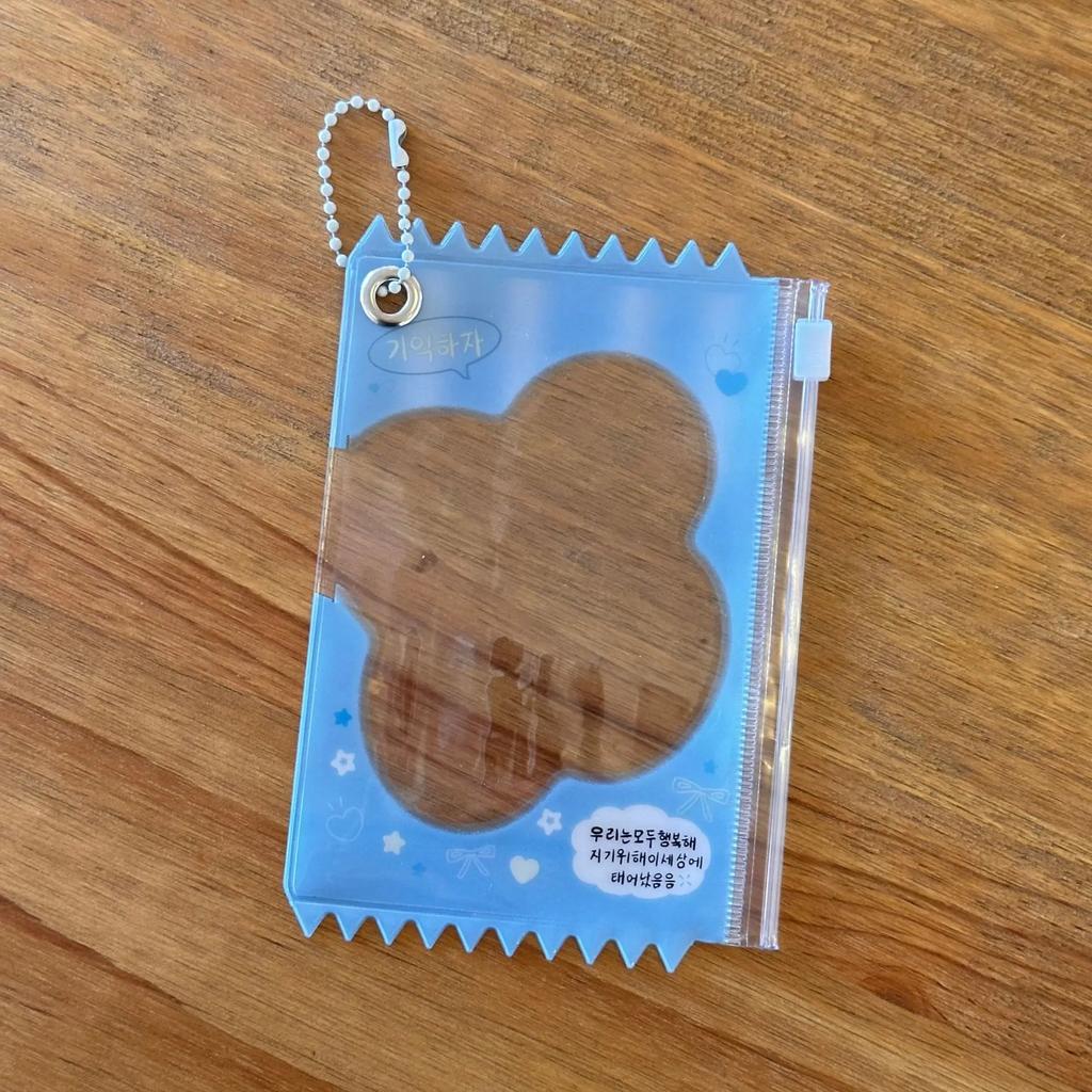 Kawaii Candy Bag PVC Photocard Frame Cute Strawberry Card Holder with Chain 3 Inch Kpop Photocard Display for Girls Wholesales