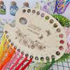 Butterfly Wood Needle Arts Storage Tools Cross Stitch Thread Holder Embroidery Floss Organizer