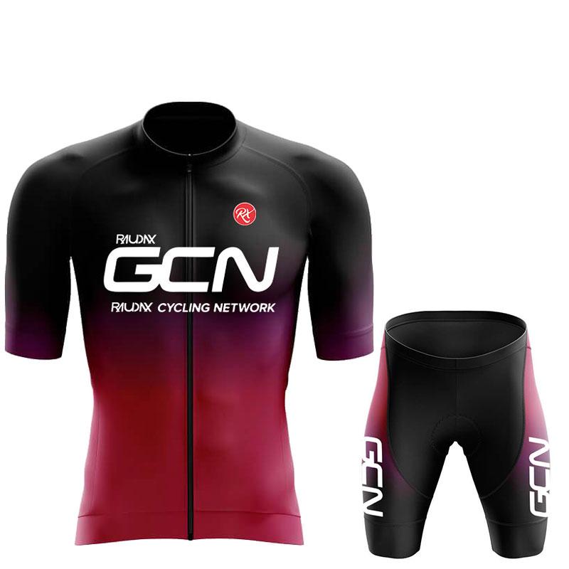 2024 RAUDAX GCN летняя одежда для велоспорта на шоссейном велосипеде, мужская джерси с короткими рукавами для велоспорта, триатлона, горного велосипеда, спортивных велокостюмов
