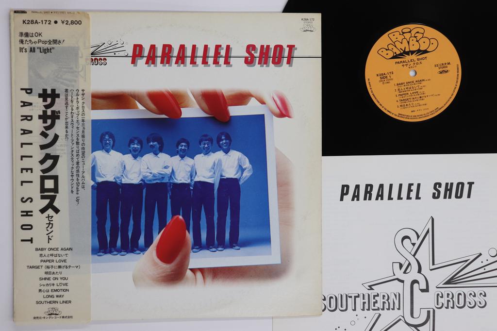 Виниловая пластинка SOUTHERNS CROSS - Parallel Shot K28A172 BIG BAMBOO 1981 Япония Оби Рок Б/у