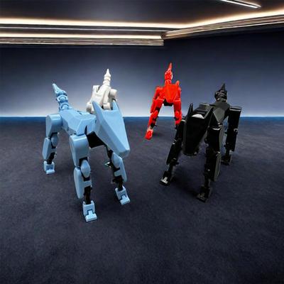 Многосуставная человеческая кукла с 3D-печатью, полностью подвижная декомпрессионная игрушка в механическом стиле
