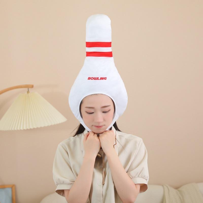 Спортивная встреча, головной убор в виде кегли, шляпа, реквизит для фото, мультяшный головной убор, реквизит для выступления