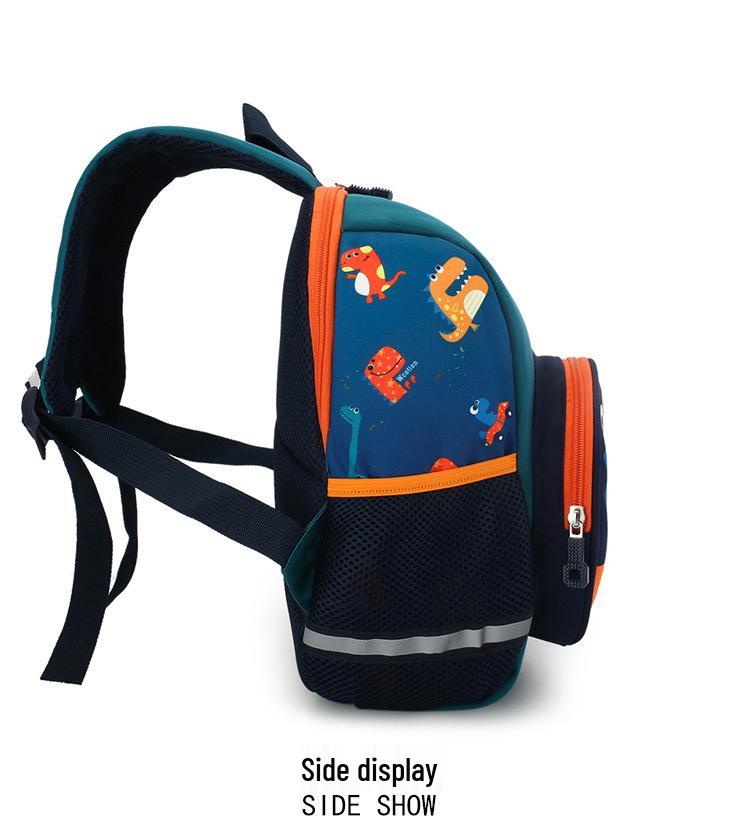 Cartoon Dinosaur Backpack for Kids Aged 3-6: Lightweight and Perfect for Kindergarten and Primary School Students