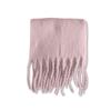 Luxury Cashmere Bright Solid Colors Women Scarf Winter Shawl and Wrap Bandana Pashmina Tassel Female Foulard Thick Blanket