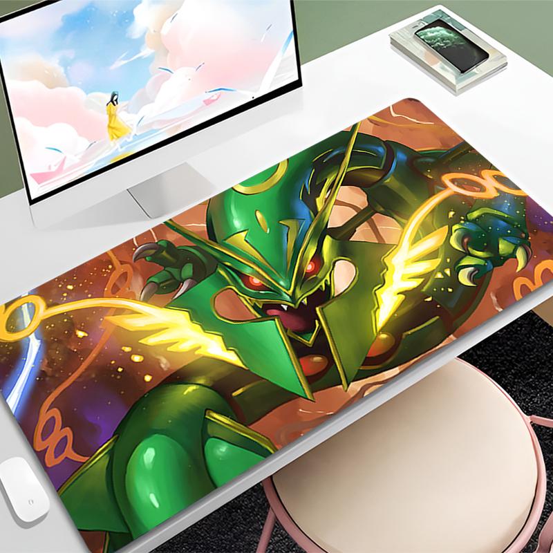 Mouse Pad Large PPokemon dragon Gamer Gaming Accessories Speed Keyboard Rubber Lock Edge Desk Mat Laptop mousepad