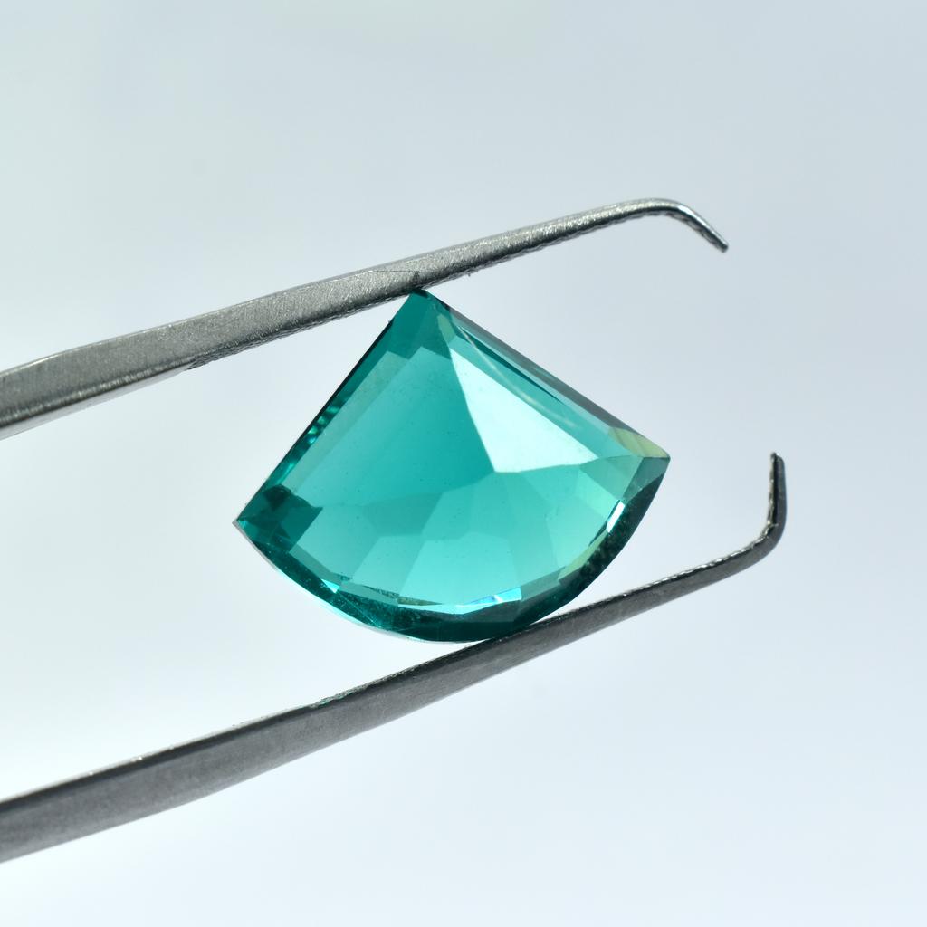 Natural Teal Sapphire Loose Gemstone 10 ct Fancy Cut for Jewelry Making September Birthstone Gift