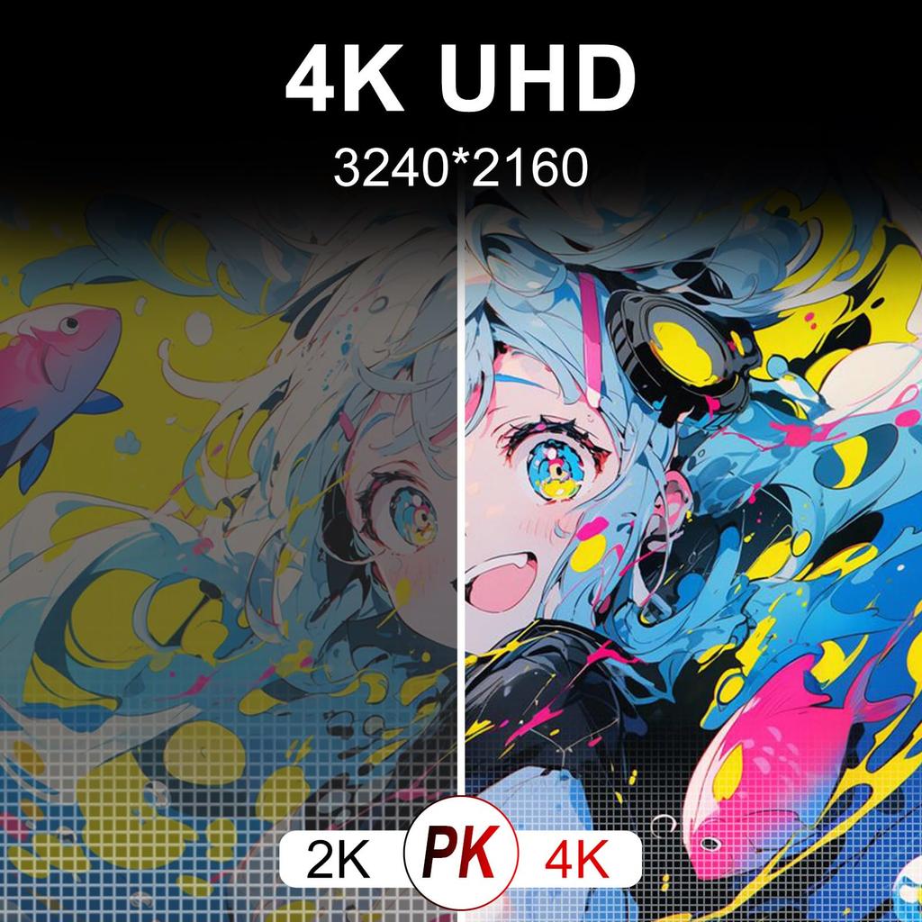 Мобильный монитор дюйм 4K Тонкий и легкий Мобильный дисплей Соотношение сторон 60 Гц VESA-совместимый Широкий цветовой охват 500 нит Высокая яркость Совместимый с