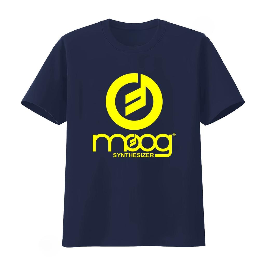 Футболка с логотипом синтезатора MOOG для любителей музыки Удобный Стильный дизайнерский Топ Для повседневной носки Унисекс Женская 2026 летняя футболка