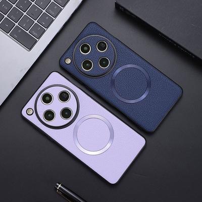 Чехол для телефона с беспроводной зарядкой Magsafe, кожаный чехол для Oppo Find X8, ультрамягкий силиконовый бампер для OPPO Find X8 Pro, чехол Magsafe