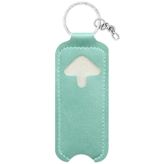 Lipstick Storage Bag Small Portable Lip Balm Bag with Keychain Convenient Lipstick Carrying Case for Outdoor