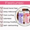 50/100/250/500ml 1:1 AB Squishy Gel High Density Epoxy Resin Glue Soft Liquid Silicone Mold DIY Relief Sensory Squeezing Toys