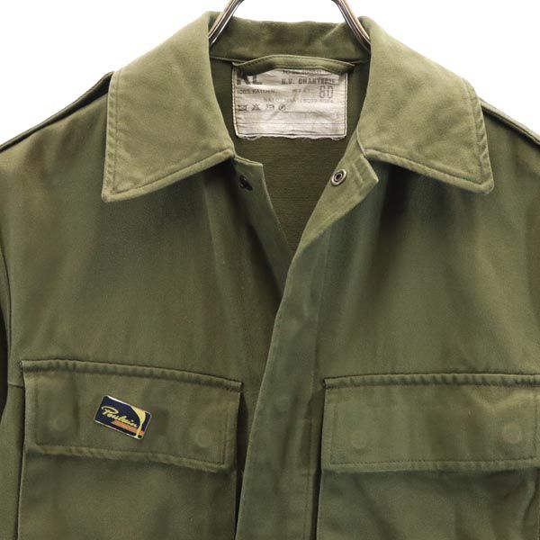 ГОЛЛАНДСКАЯ АРМИЯ 70-е винтаж Военная куртка хаки Мужская Б/У