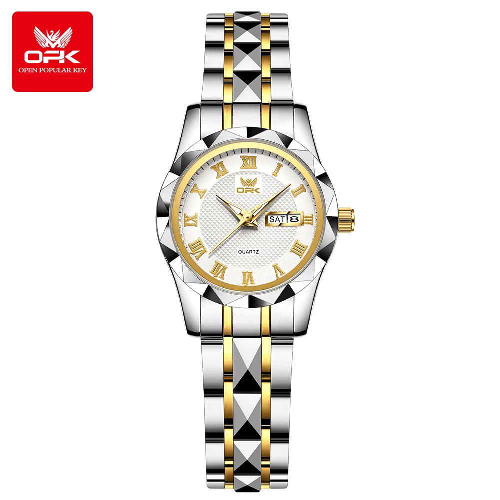 OPK Brand Leisure Versatile Women's Waterproof Quartz Watch 8166