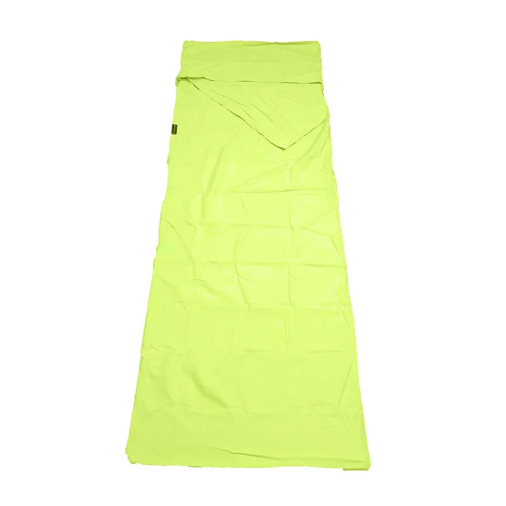 Portable Sleeping Bag Liner Outdoor Camping Hiking Hotel Single Liner Folding Lightweight Sleeping Bag Liner Sleeping Sack