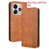 For Poco M7 Pro 5G Flip Luxury Retro Skin Leather Case Wallet Book Magnet Full Cover for Xiaomi Poco M7 Pro 5G X7 Pro M6 X6 NEO X5 Phone Bags