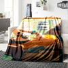 1PC Nami Patterned Flannel Blanket Suitable For All Seasons For Home Decor Warmth And Comfort Gifts Holiday Present