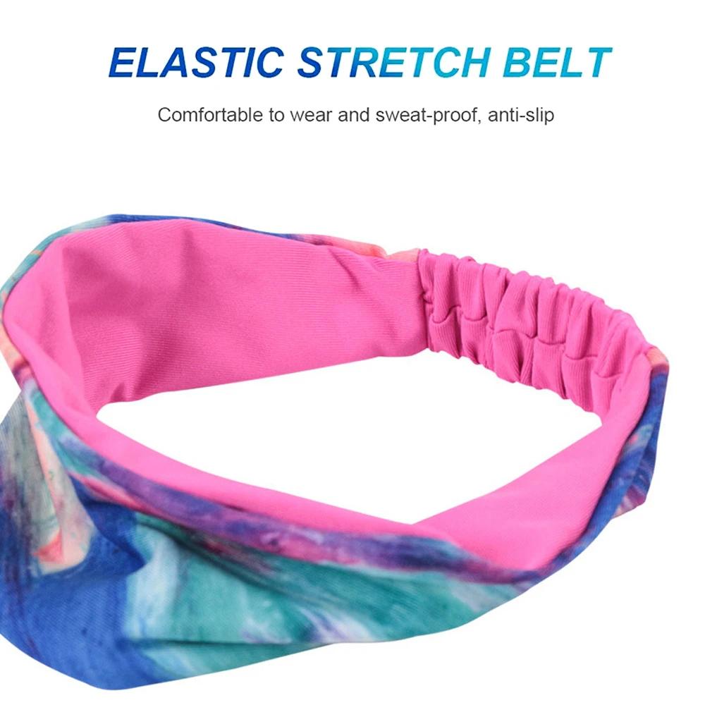 1 шт., повязка на голову для мужчин и женщин, спортивная повязка на голову для бега, тренировок, эластичная влагоотводящая повязка