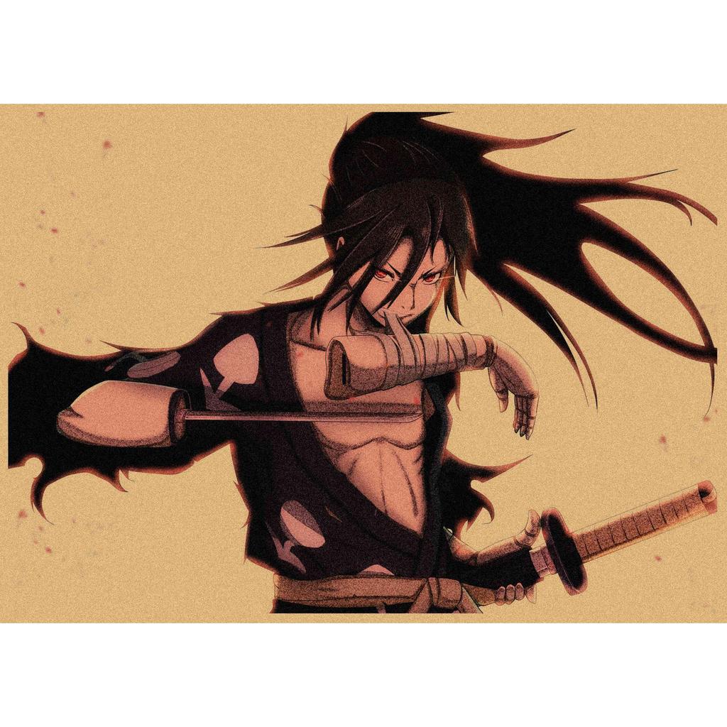 Dororo Retro Japanese Anime Kraft Paper Poster - Decorative Wall Art Mural