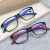 2PCS Pochromic Reading Glasses for Women Men Color Changing Presbyopia Glasses Anti Blue Light Farsightedness Glasses