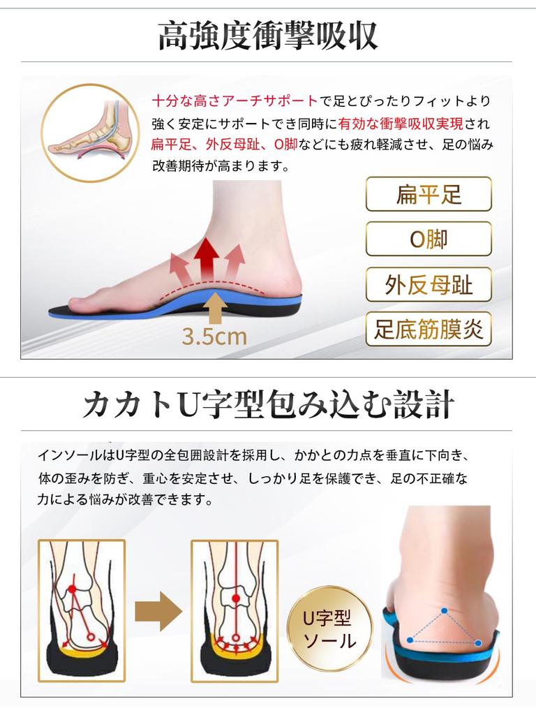 Стелька с физической амортизацией Стелька с амортизацией для стояния 5 размеров на выбор [Контролируемая терапевтом/4-слойная структура] работа,