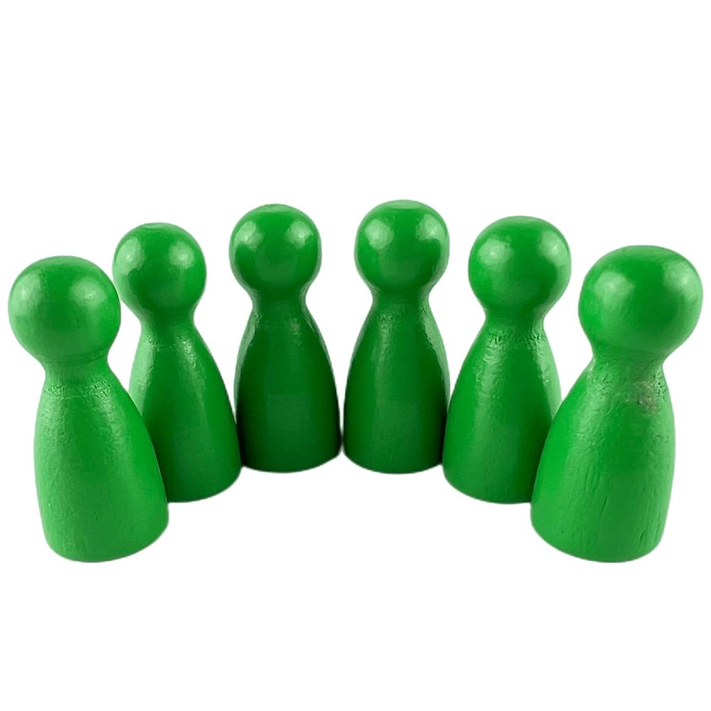 12 цветных деревянных пешек для настольных игр для шахматной игры