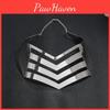 Fashionable V Shaped Hollow Design Women Metal Necklace Collar Choker For Daily Wear