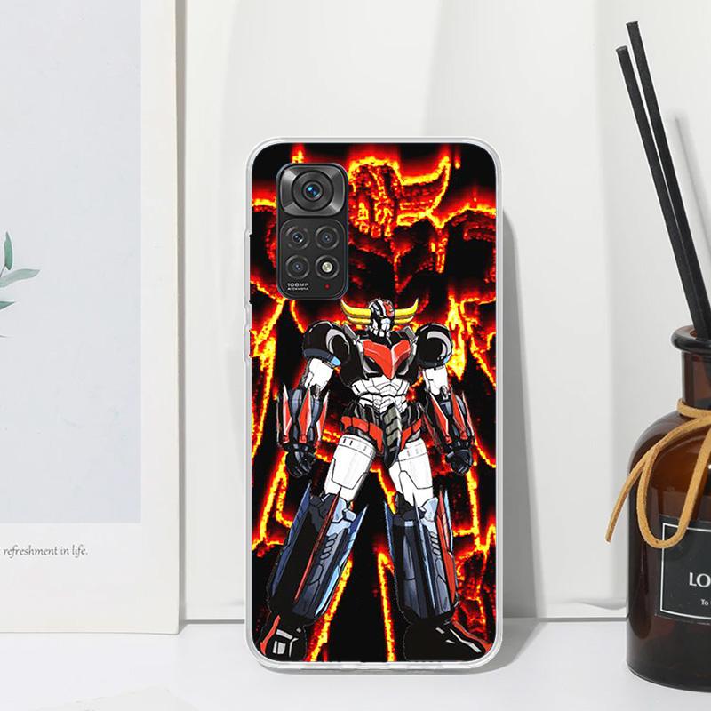 Чехол для телефона M-Mazinger Z Аниме для Xiaomi Redmi Note 13 14 12S 11S 10S 12 11E 10 Pro Plus 11T 9S 9 8T 8 7 Художественный Fundas Задняя крышка