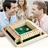 Educational Toys Wooden Number Game Shut The Box Four-Sided Flip Card Game  Parent-Child