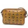 MCM MWR25VI20C0001 Vicetos Crossbody Bag Shoulder Bag Leather Brown/GoldHardware