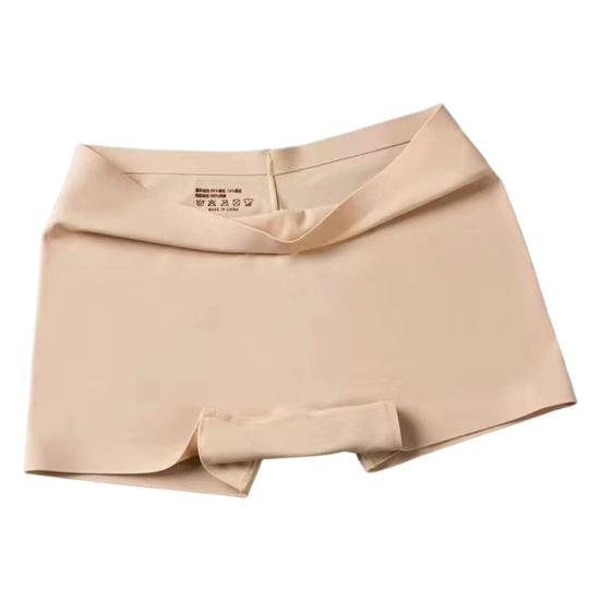 Женские защитные брюки высокой эластичности, однотонные, из ледяного шелка, бесшовные, с защитой от воздействия, средняя талия