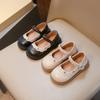 Elegant Girl Princess Shoes Sweet Children's Leather Shoes Fashion Kids Causal Embroidered Flat Shoes Spring Autumn New Non-slip