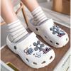 Women's Hollow Hole Shoes Cartoon Fashion Two Wear Four Seasons Slippers Outdoor Beach Shoes