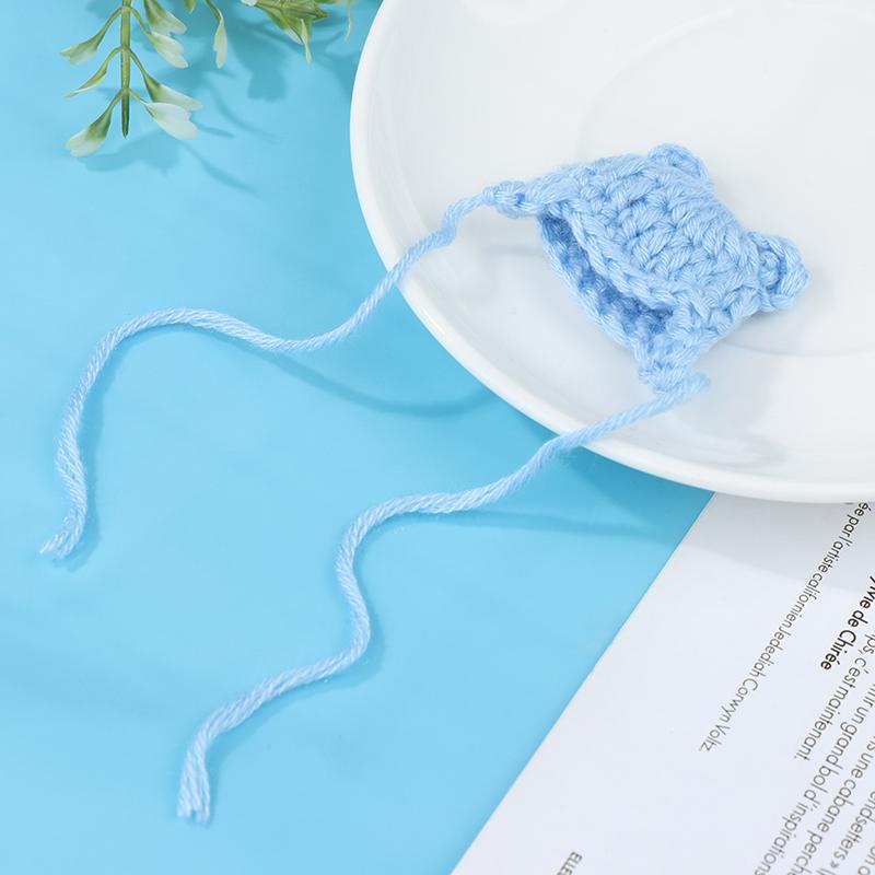 1/12 кукольный домик миниатюра милая вязаная шапочка шапка микро сцены аксессуары кукольные украшения