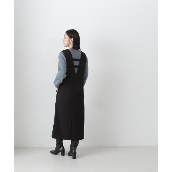 [Natural Beauty Basic] Back Strap V-Neck Jumper Skirt