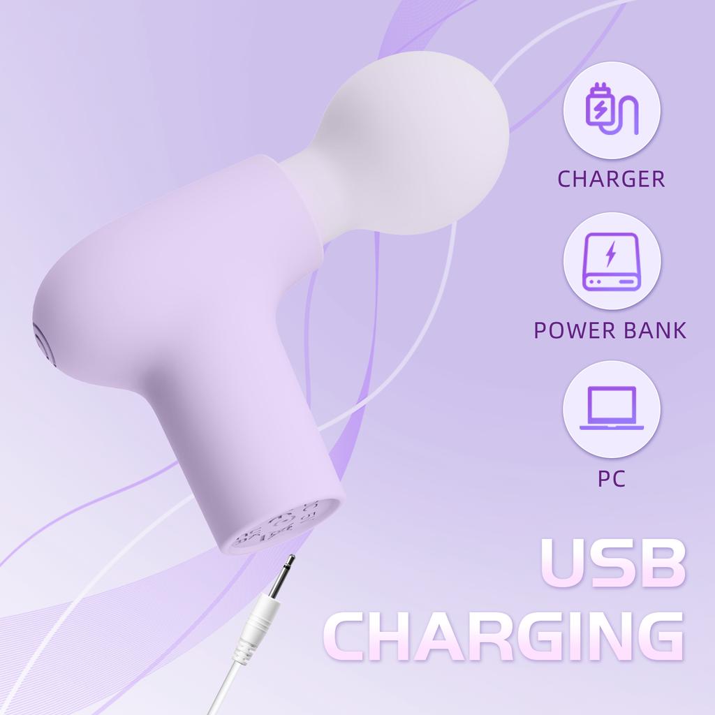 Мини Портативный Мощный G-точка Женский Вибратор Стимулятор Сосков Клитора Вагинальный Массажер Палочка Взрослая Секс-игрушка Пистолет для Женщин 18+