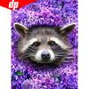 Diamond Painting Raccoon Diamond Embroidery Cross Stitch Animal Mosaic Diamond Rhinestones Pictures