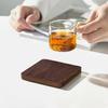 Wooden Coaster Smooth Round Tea Coaster Easy To Clean Coffee Cup Protective Pad for Home Decorations