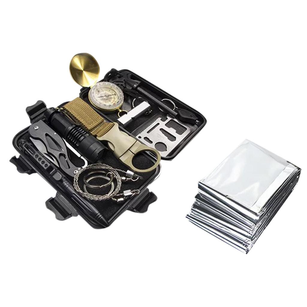 Комплекты снаряжения для выживания Fietong Patricia999, 13 ПК в 1, инструмент для экстренной помощи на открытом воздухе, SOS Overleven