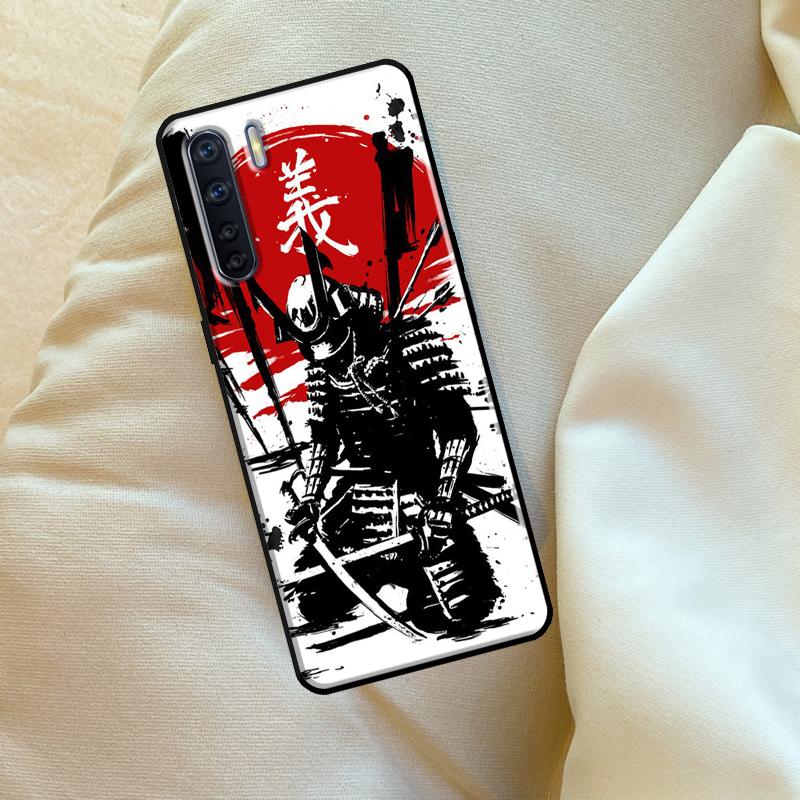 Японский Бусидо Самурай Для OPPO A74 A54 A94 A15 A17 A77 A79 A58 A78 A98 A5 A9 A16 A76 A96 A52 A72 A53S A57S Чехол