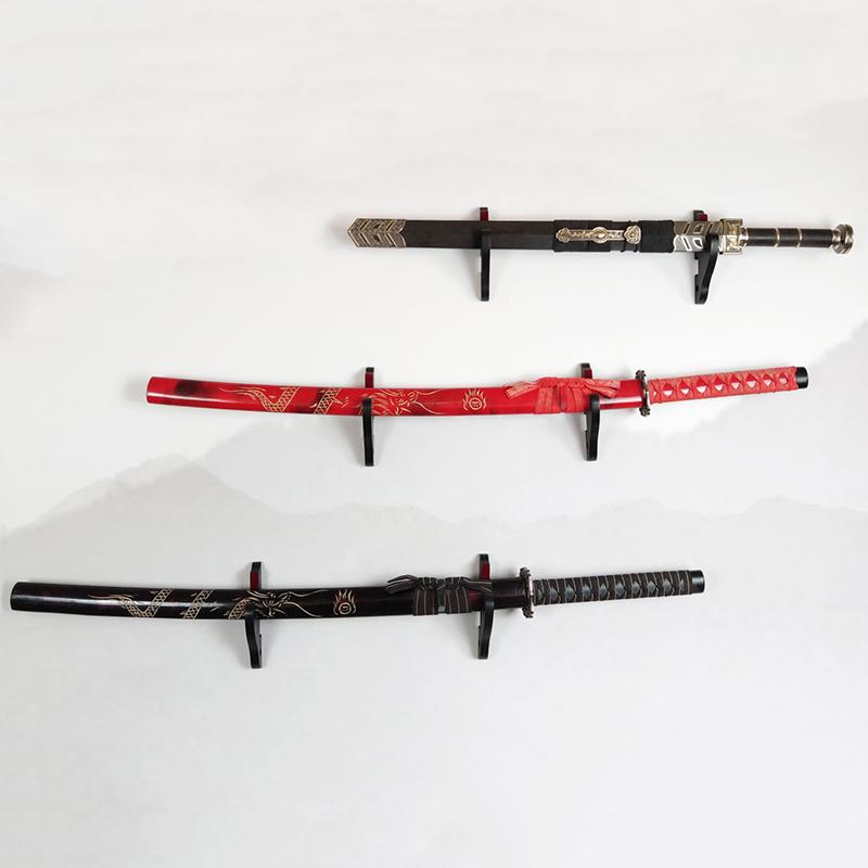 Настенное крепление для меча, подставка для меча, крючок, вешалка, регулируемая стойка для демонстрации ножей, палочка для косплея, меч для самурая
