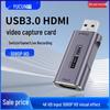 4K USB 3.0 HDMI Видеозахватная карта для PS5, DSLR, Стриминга игр, Запись 1080p60